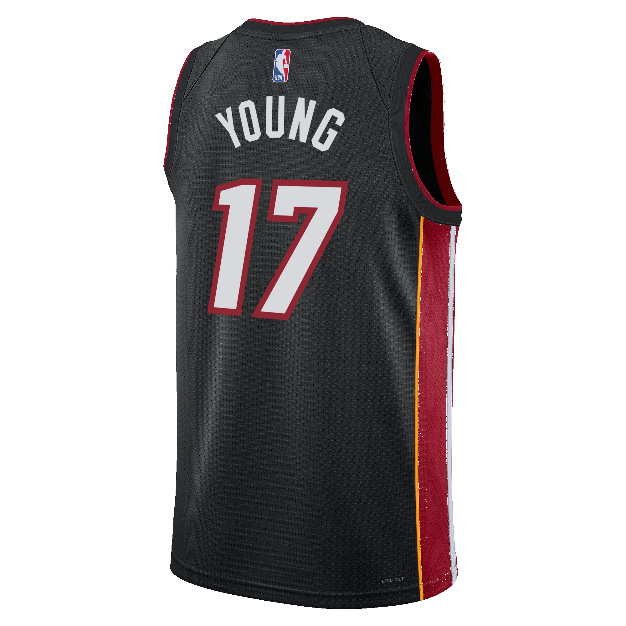 Jahmir Young Nike Miami HEAT Icon Black Swingman Jersey sold by Miami Heat Store product image thumbnail 2