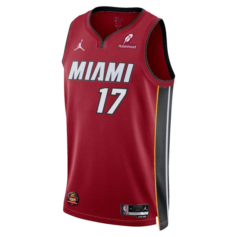 Jahmir Young Nike Jordan Brand Miami HEAT Statement Red Swingman Youth Jersey sold by Miami Heat Store