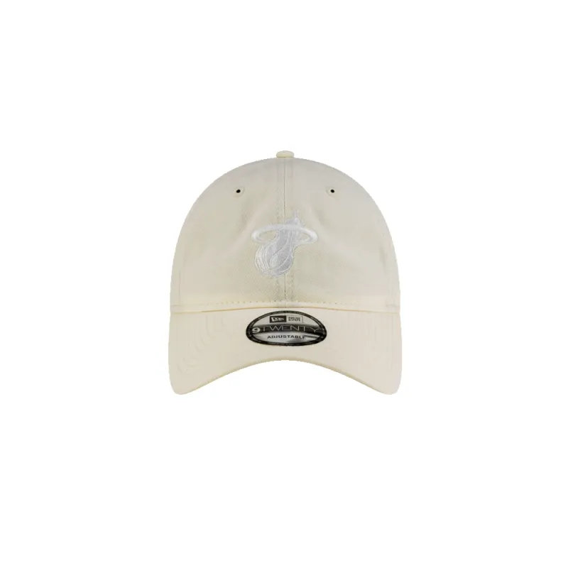 Court Culture Ball & Flame Ivory Dad Hat sold by Miami Heat Store