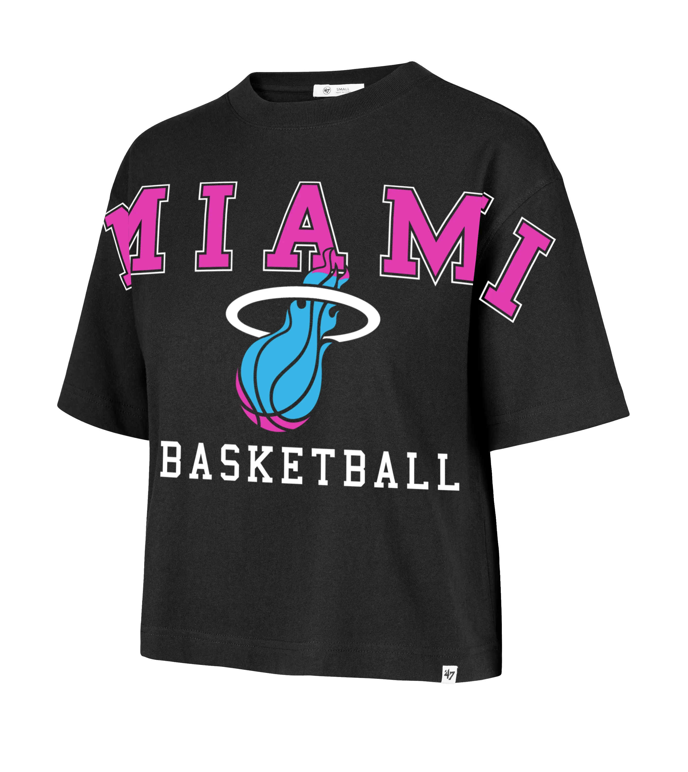 '47 Brand Miami HEAT Original Vice Nights Basketball Women's Tee sold by Miami Heat Store product image thumbnail 4