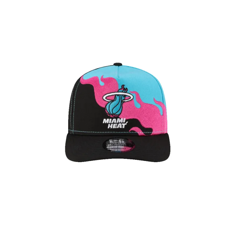 Court Culture Original Vice Nights "Fuchsia Flame" Snapback made by Miami Heat Store