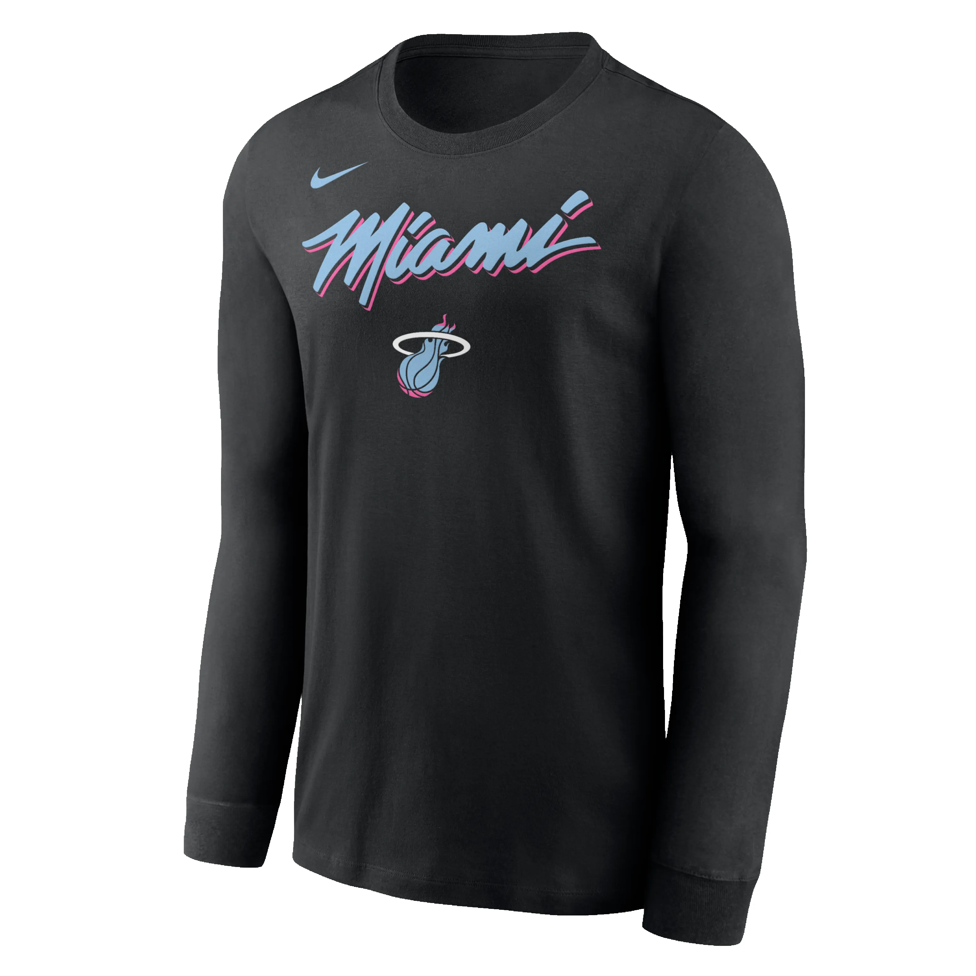 Nike Miami HEAT Original Vice Nights Legend Long Sleeve Tee sold by Miami Heat Store product image thumbnail 5