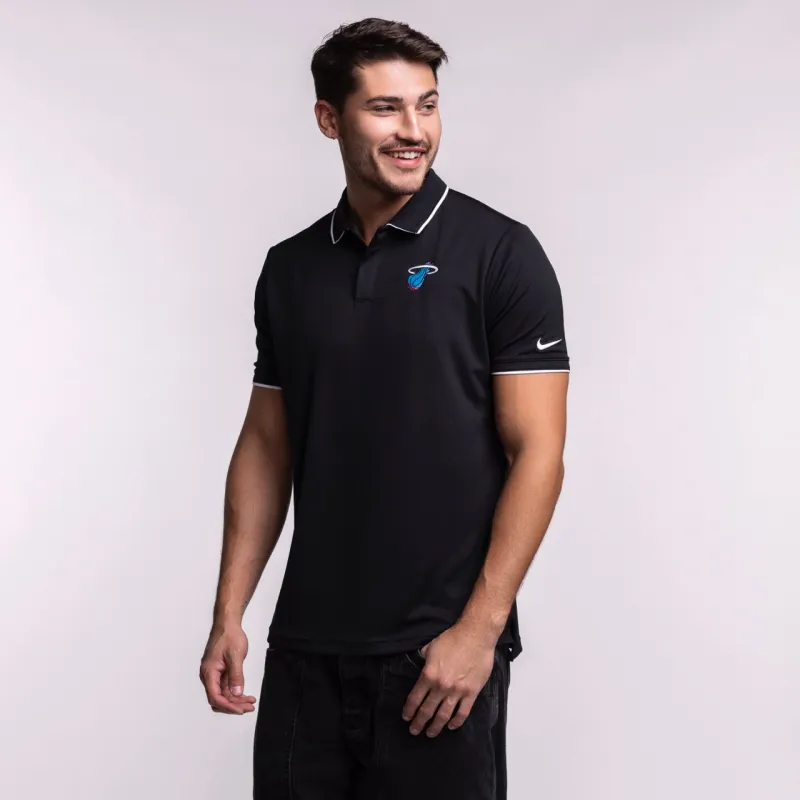 Nike Miami HEAT Original Vice Nights Logo Polo sold by Miami Heat Store