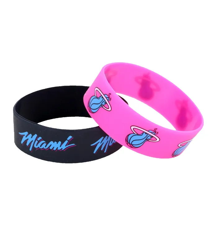 Miami HEAT Original Vice Nights 2-Pack Bracelet sold by Miami Heat Store