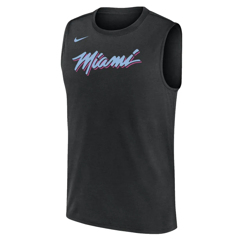 Nike Miami HEAT Original Vice Nights Sleeveless Tee sold by Miami Heat Store
