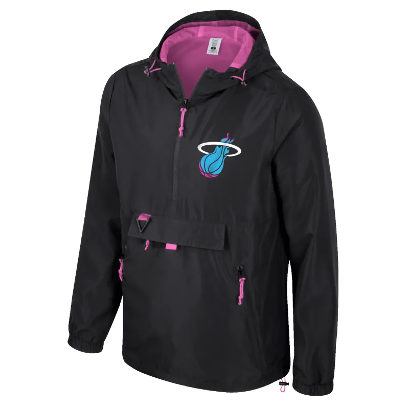 Stadium Essentials Miami HEAT Original Vice Nights 1/4 Zip Jacket sold by Miami Heat Store