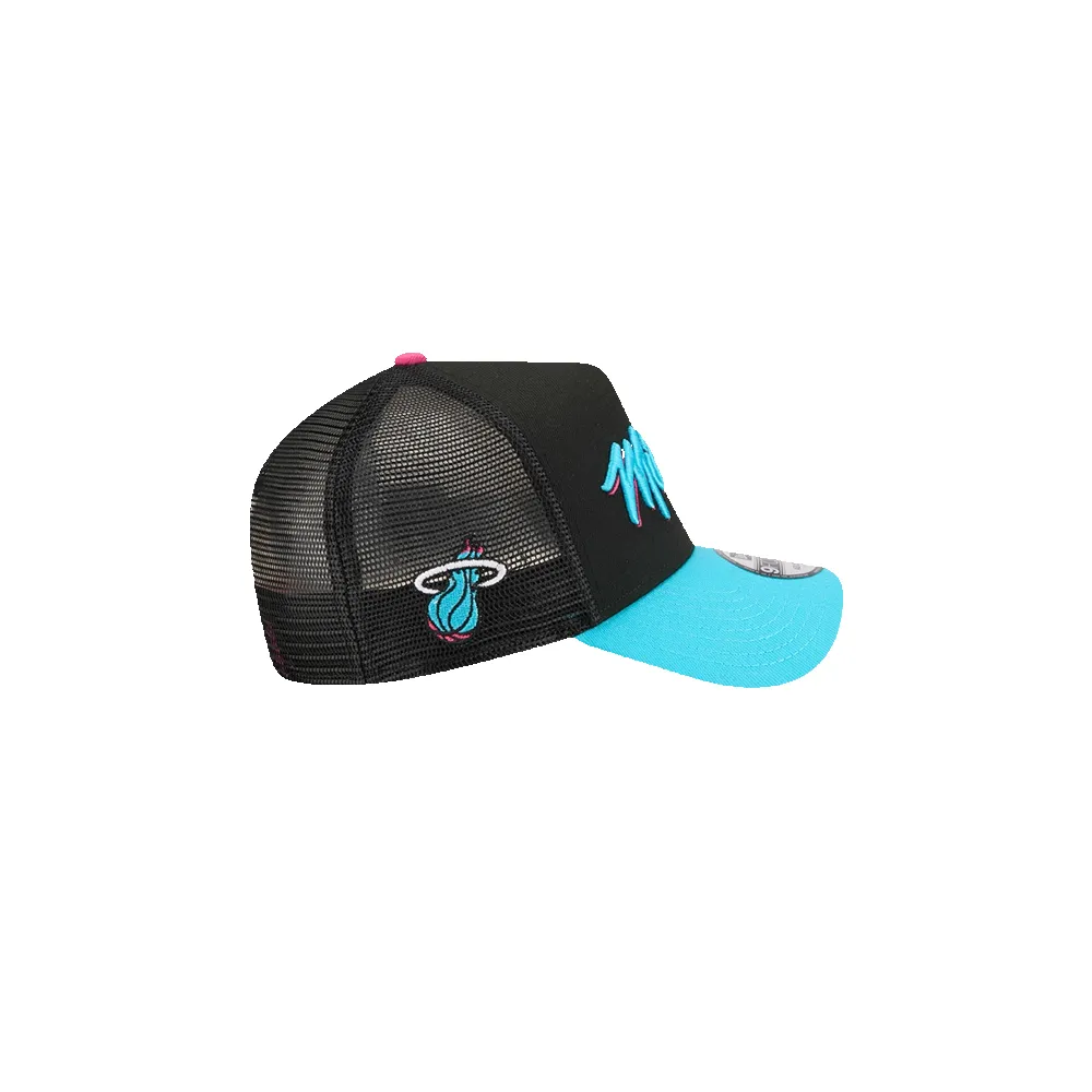 New Era Miami HEAT Original Vice Nights Trucker Snapback sold by Miami Heat Store product image thumbnail 4