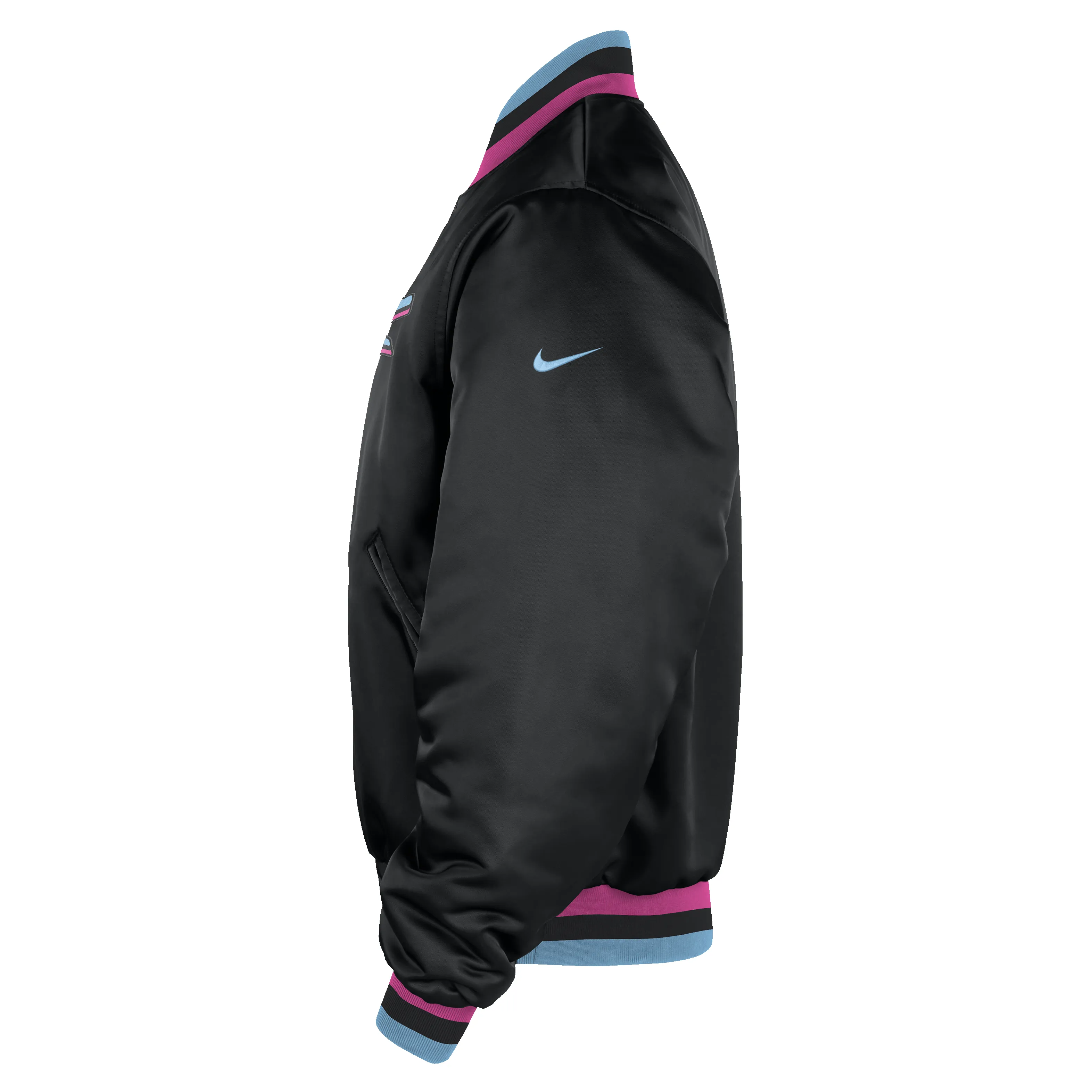 Nike Miami HEAT Original Vice Nights Bomber Jacket sold by Miami Heat Store product image thumbnail 3