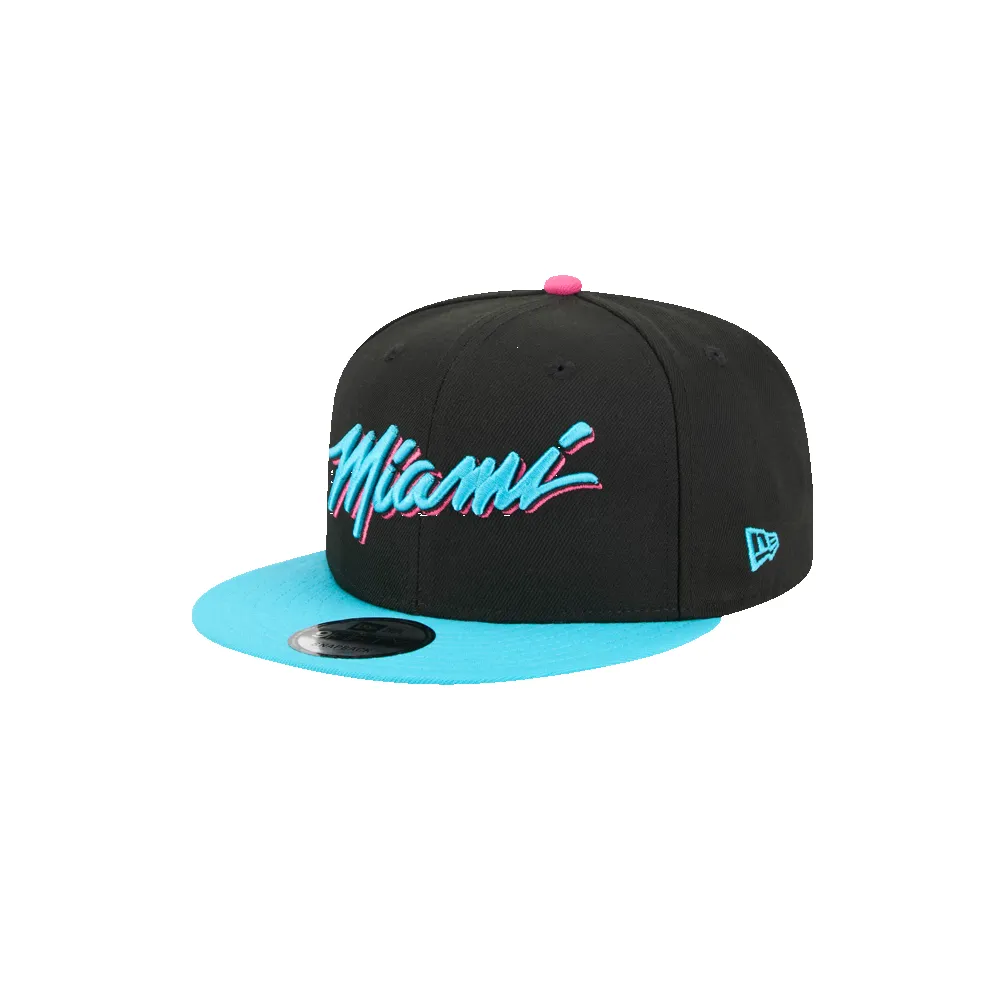 New Era Miami HEAT Original Vice Nights Snapback sold by Miami Heat Store product image thumbnail 3