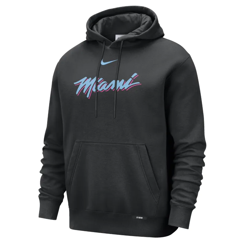 Nike Miami HEAT Original Vice Nights Wordmark Hoodie made by Nike