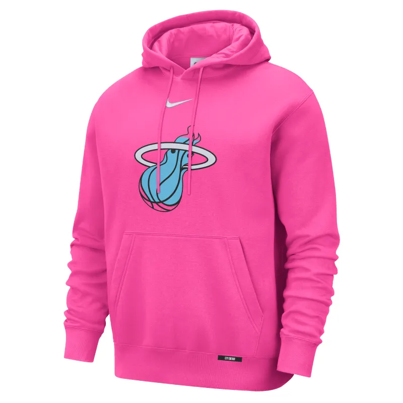 Nike Miami HEAT Original Vice Nights Pink Hoodie sold by Miami Heat Store