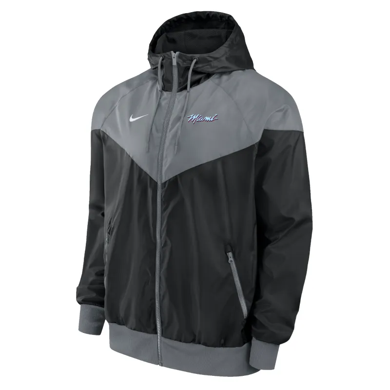 Nike Miami HEAT Original Vice Nights Windbreaker Jacket sold by Miami Heat Store