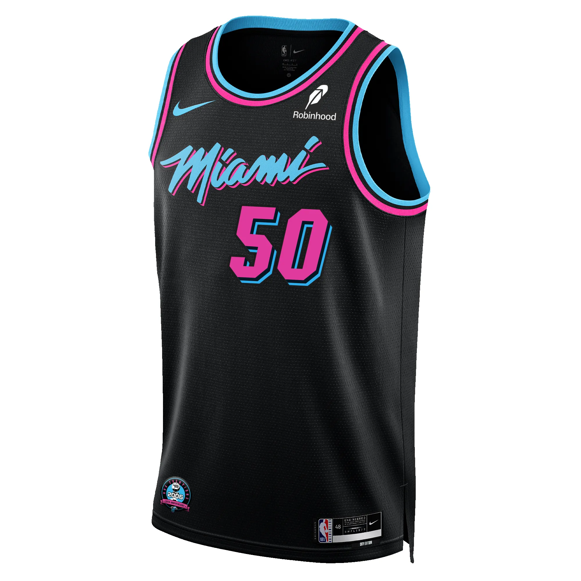 Vladislav Goldin Nike Original Vice Nights Swingman Jersey sold by Miami Heat Store
