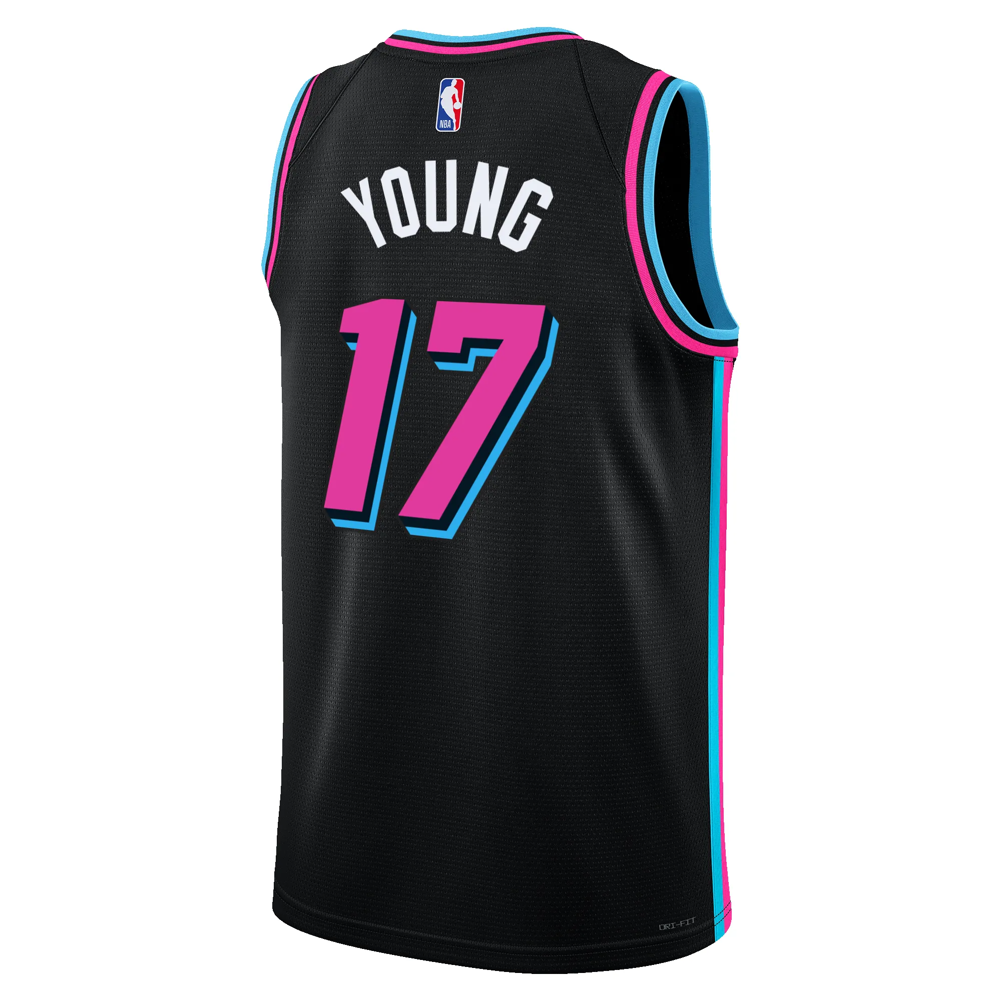 Jahmir Young Nike Original Vice Nights Swingman Jersey sold by Miami Heat Store product image thumbnail 2