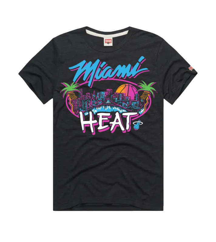 Homage Miami HEAT Original Vice Nights City Tee sold by Miami Heat Store