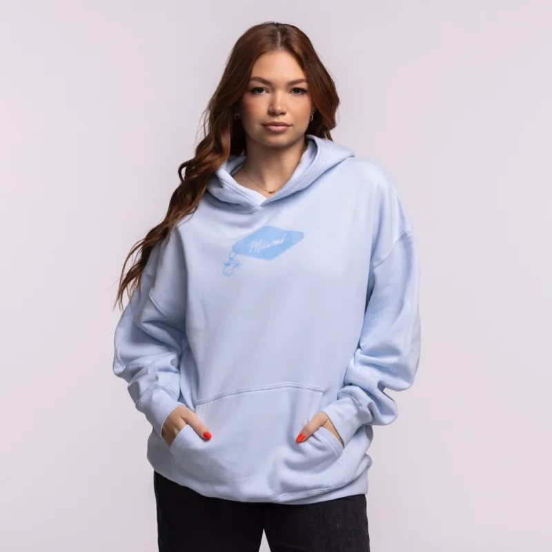 Court Culture Original Vice Nights "Drive-In" Oversized Unisex Hoodie sold by Miami Heat Store