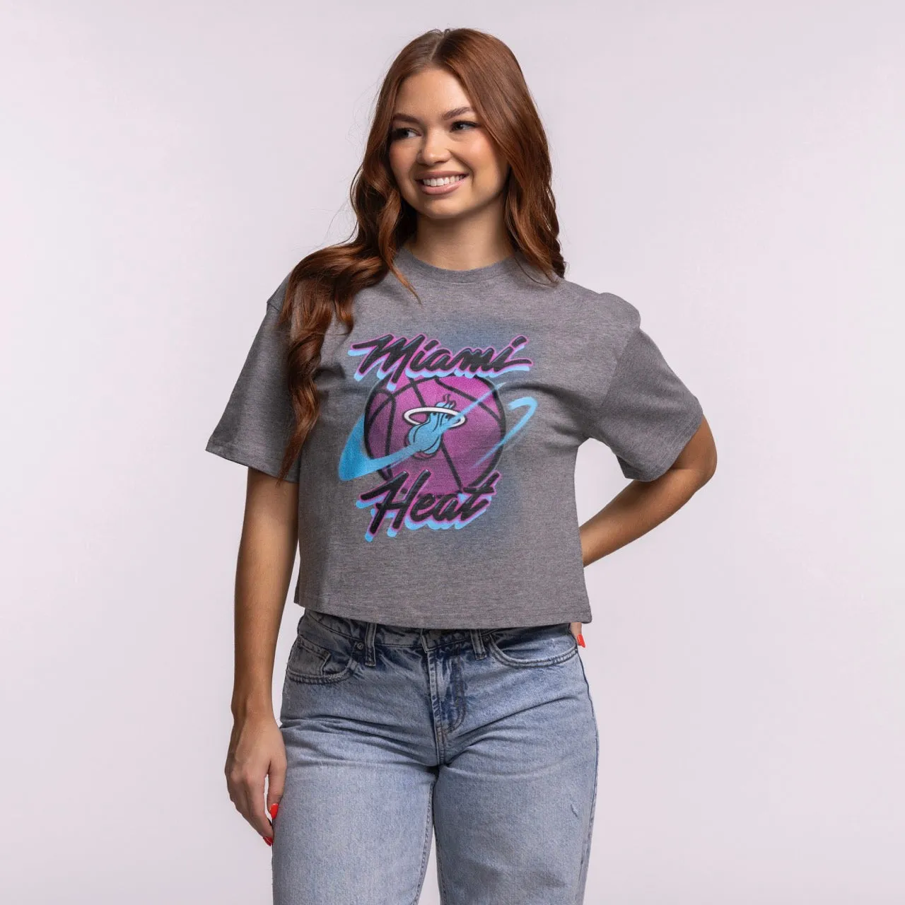 Court Culture Original Vice Nights "Airbrush" Boxy Crop sold by Miami Heat Store product image thumbnail 3