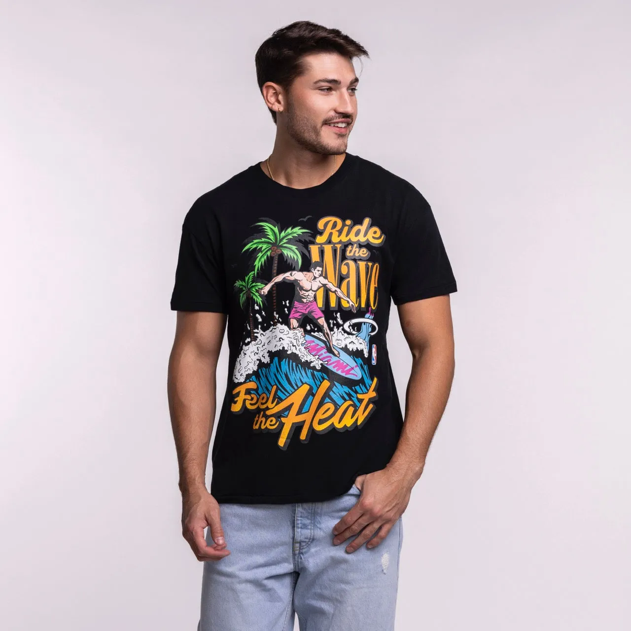 Court Culture Original Vice Nights "Ride the Wave" Tee sold by Miami Heat Store product image thumbnail 3