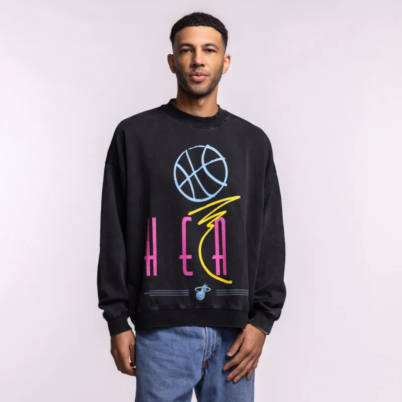 Court Culture Original Vice Nights "Deco" Oversized Unisex Crewneck sold by Miami Heat Store