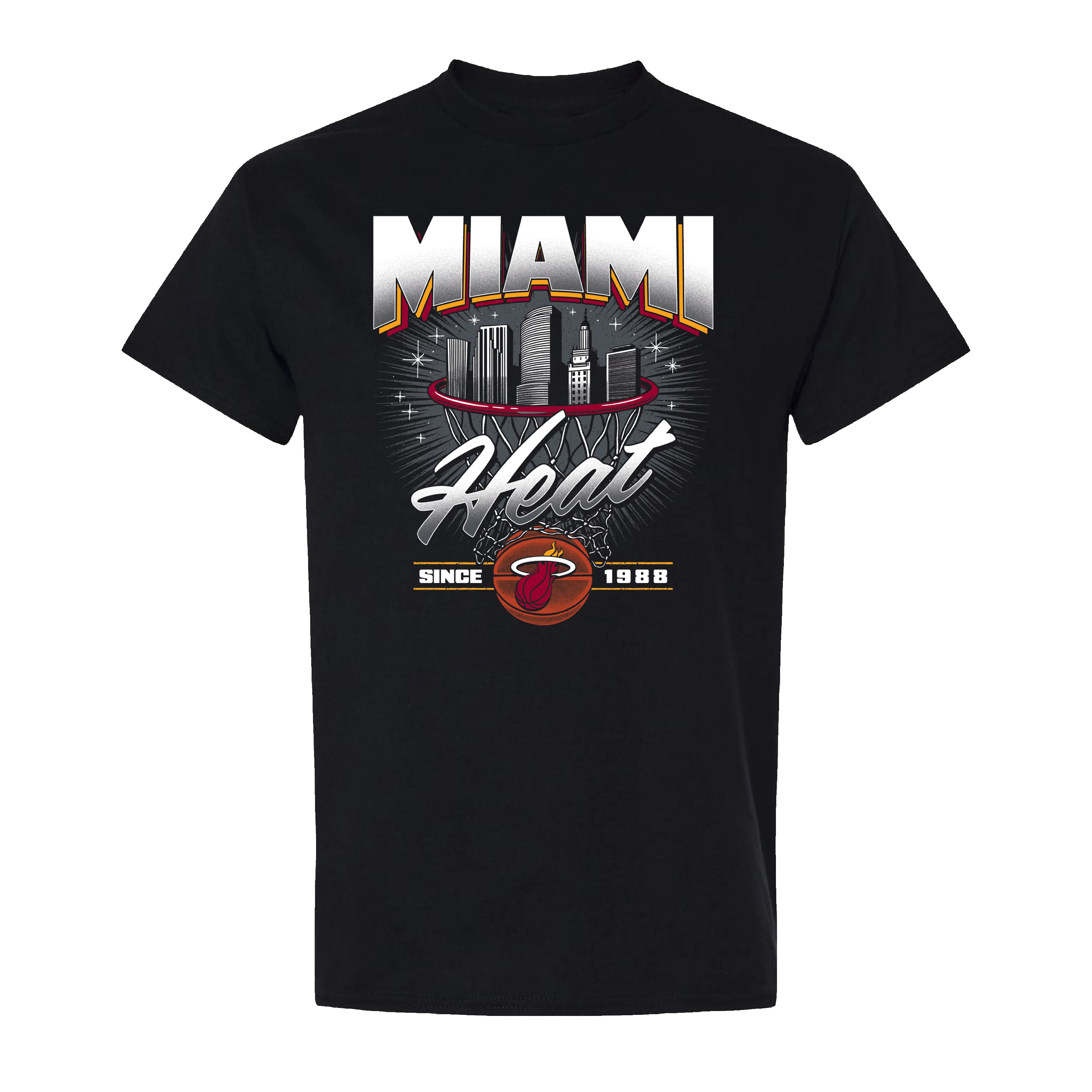 Miami HEAT Retro Net Tee sold by Miami Heat Store