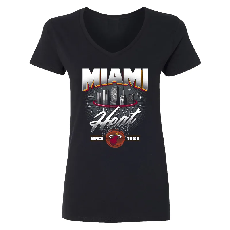 Miami HEAT Women's Retro Net Tee sold by Miami Heat Store