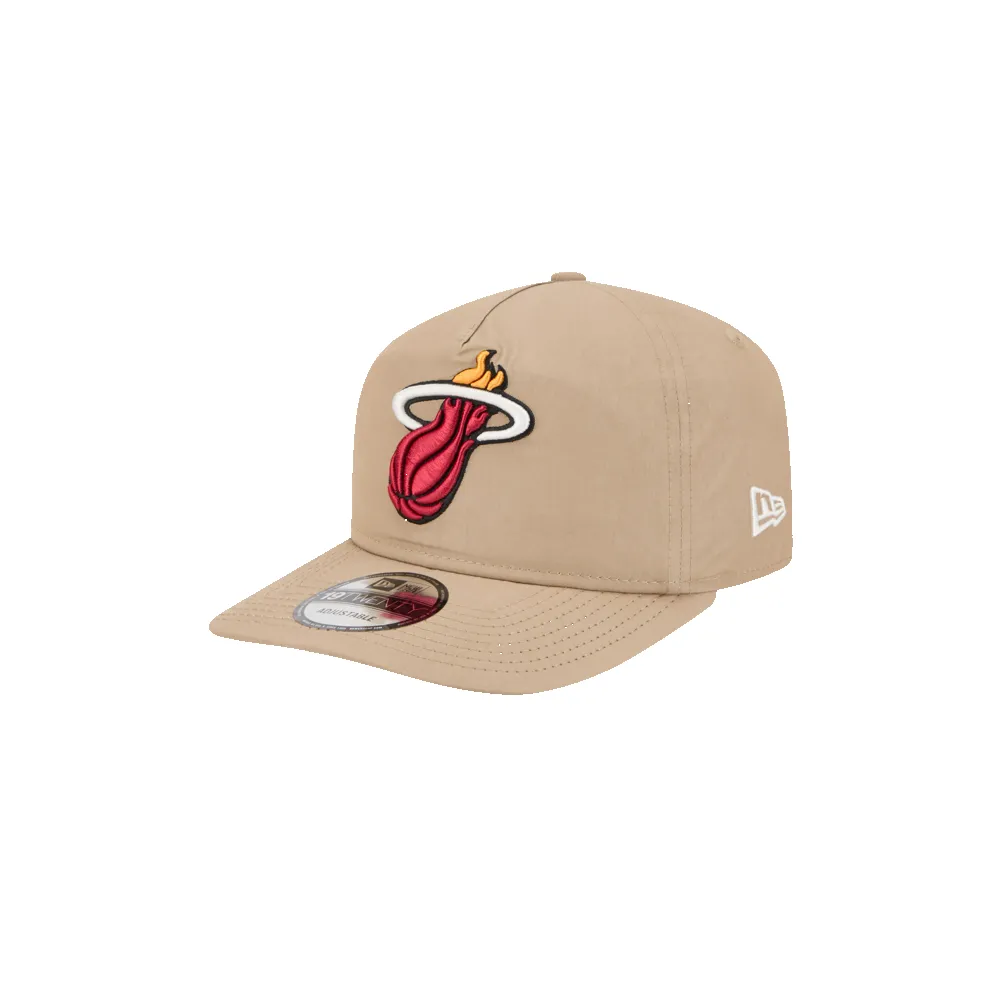 New Era Miami HEAT Nylon Tan Snapback sold by Miami Heat Store product image thumbnail 3