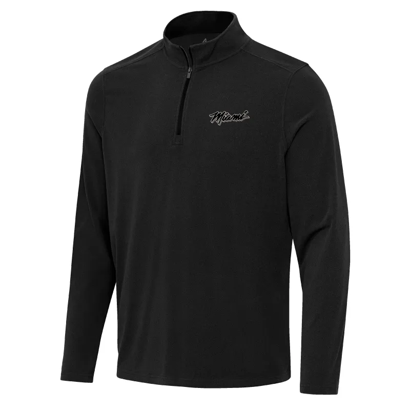Antigua Miami HEAT Original Vice Nights 1/4 Zip Jacket sold by Miami Heat Store