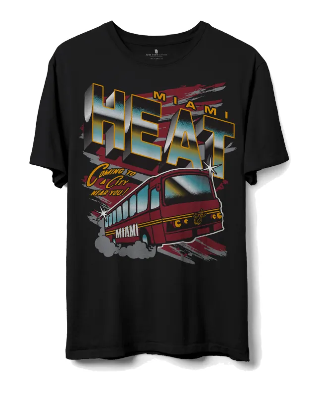 Junk Food Miami HEAT Road Trip Tee sold by Miami Heat Store