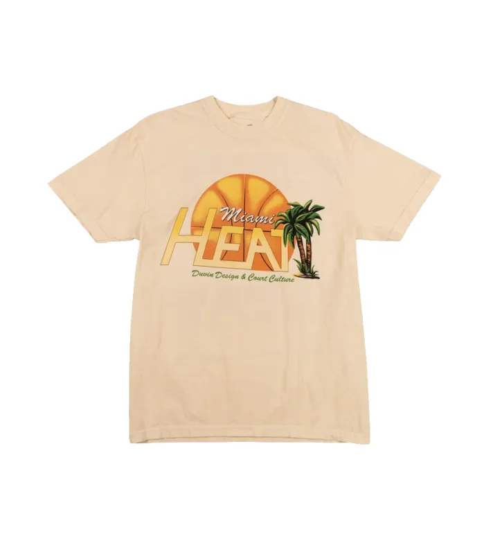 Court Culture x Duvin Flames Tee made by Miami Heat Store