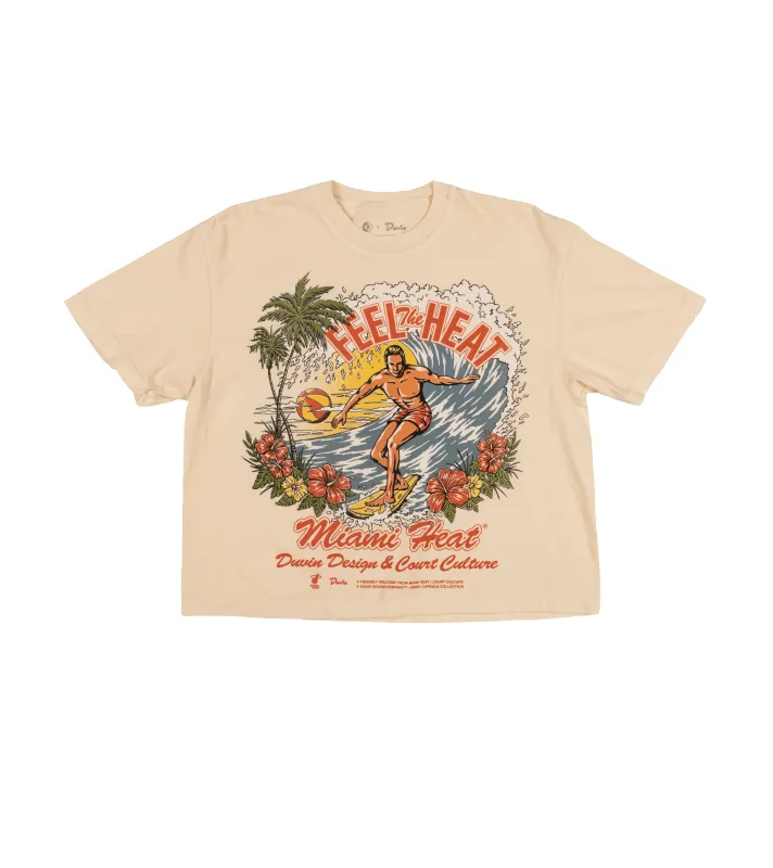 Court Culture x Duvin Surf Crop sold by Miami Heat Store