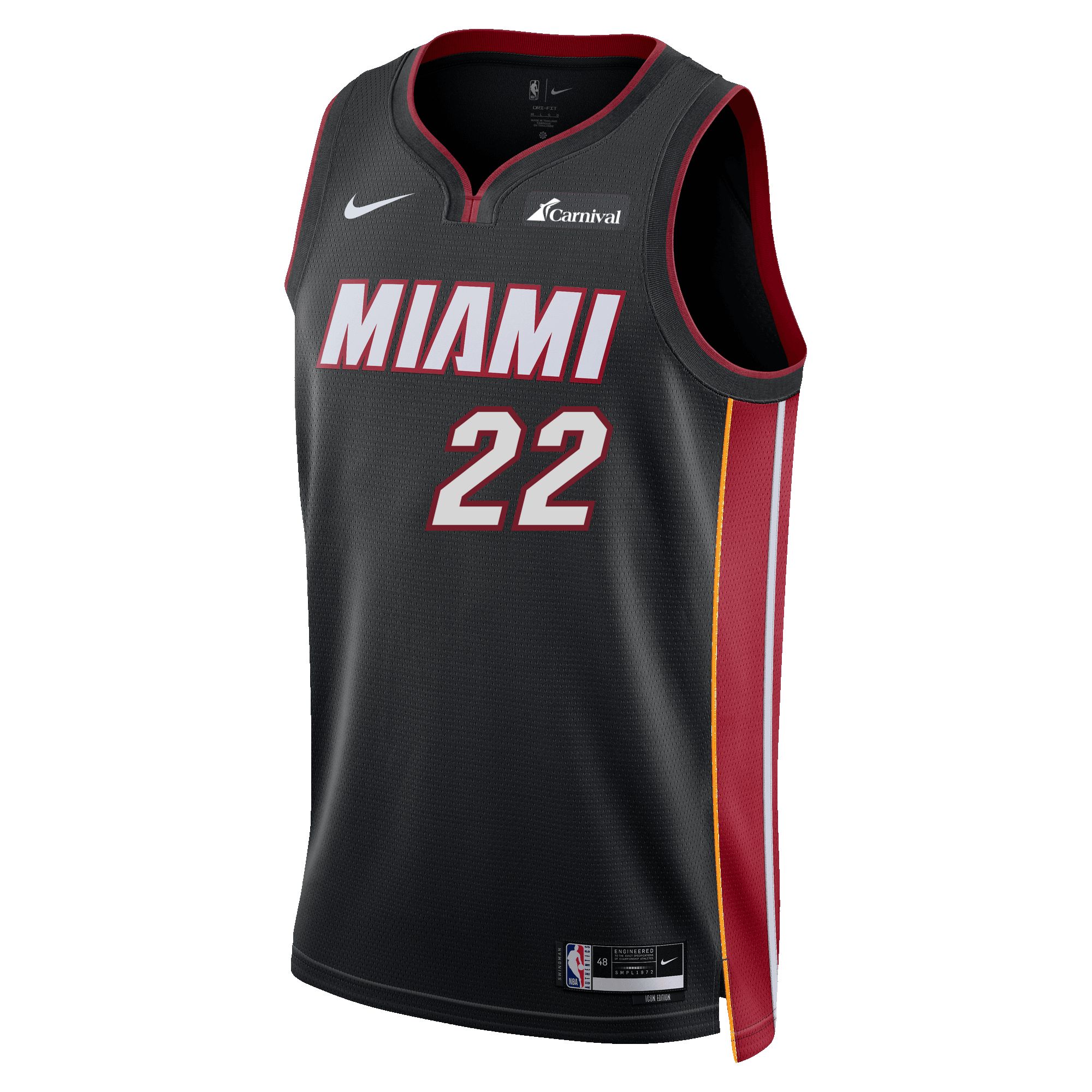 Jimmy Butler Nike Miami HEAT Youth Icon Black Swingman Jersey sold by Miami Heat Store