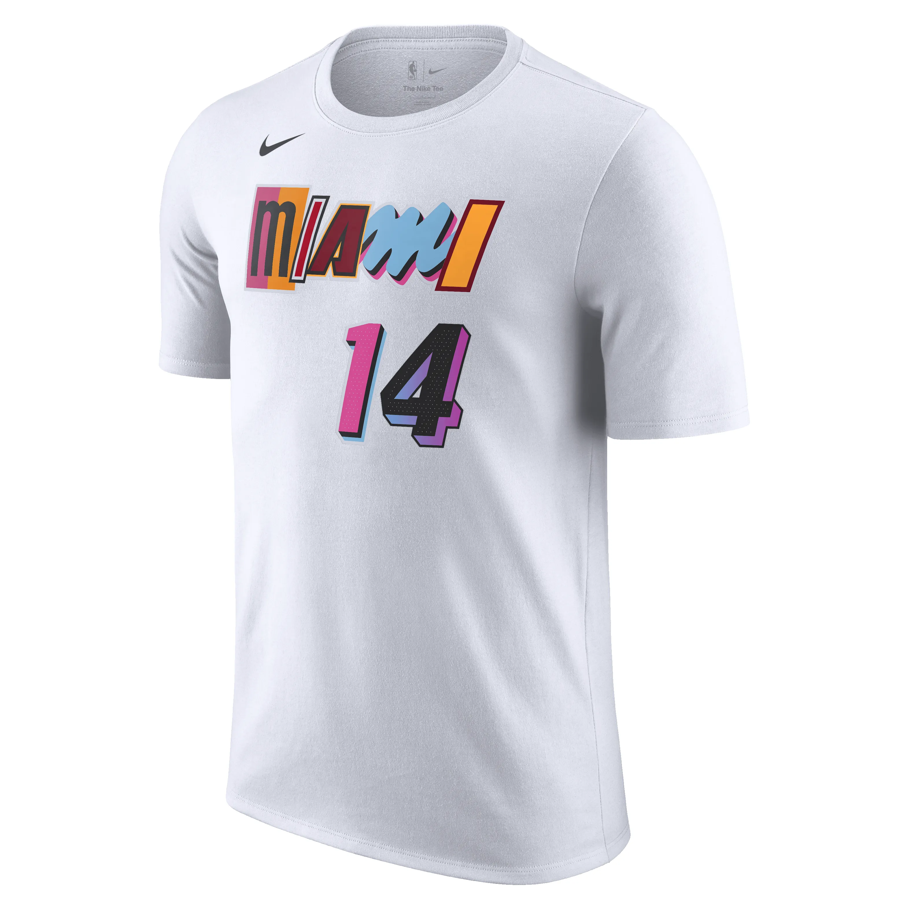 Tyler Herro Nike Miami Mashup Vol. 2 Name & Number Tee sold by Miami Heat Store
