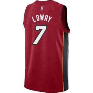 Kyle Lowry Nike Jordan Brand Statement Red Swingman Jersey sold by Miami Heat Store