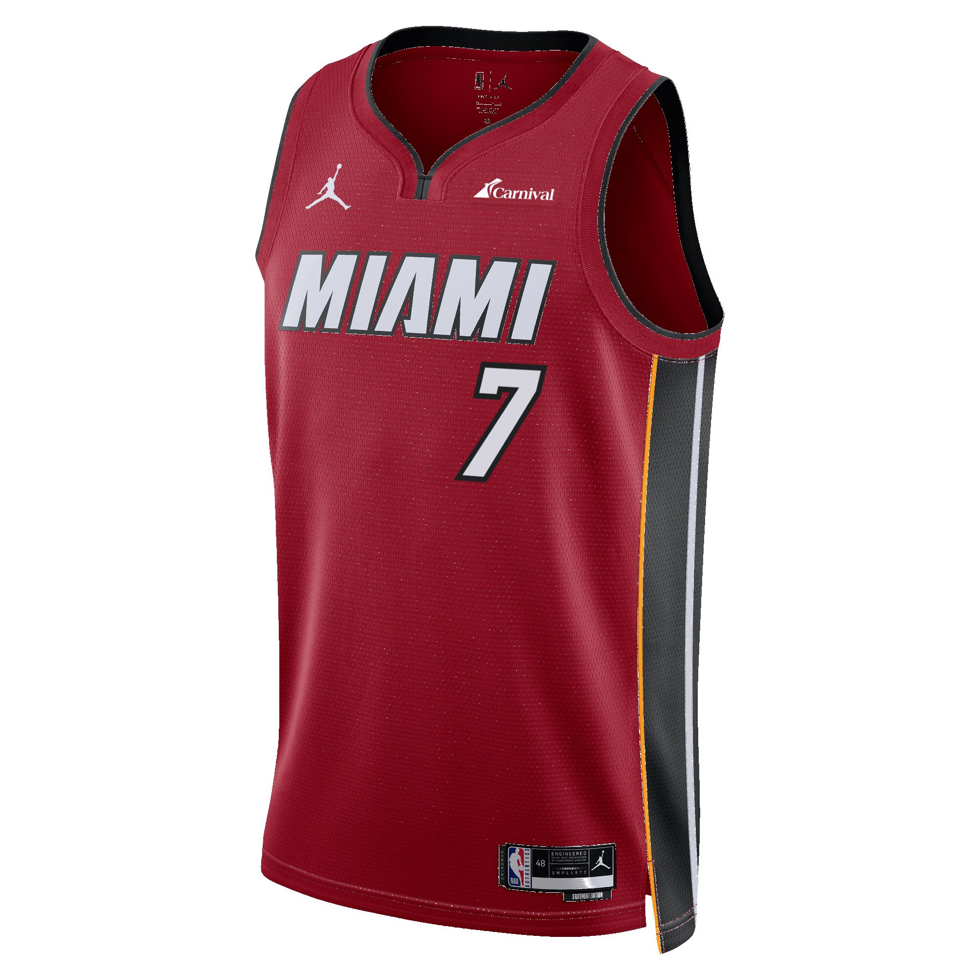 Kyle Lowry Nike Jordan Brand Statement Red Swingman Jersey sold by Miami Heat Store