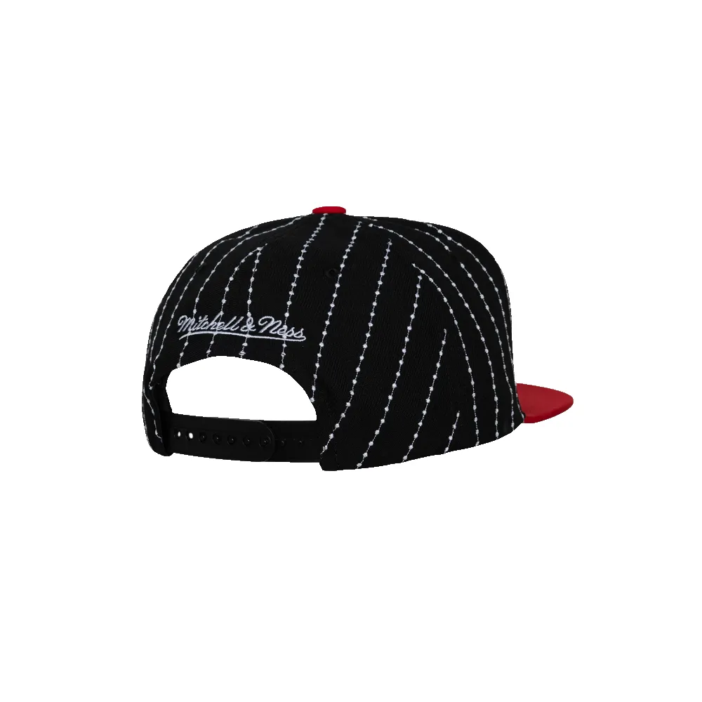 Mitchell & Ness Miami HEAT Pinstripe Snapback sold by Miami Heat Store product image thumbnail 2