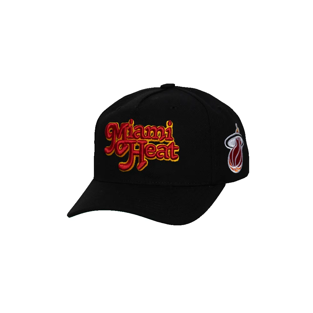 Mitchell & Ness Miami HEAT Script Snapback sold by Miami Heat Store
