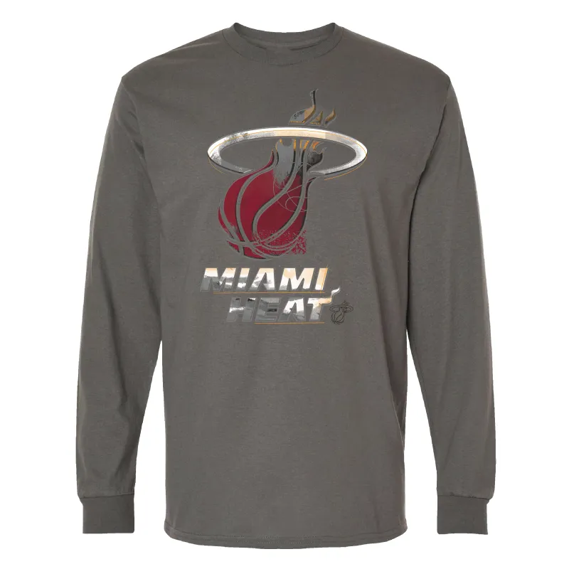 Miami HEAT Spray Paint Long Sleeve Tee made by Miami Heat Store