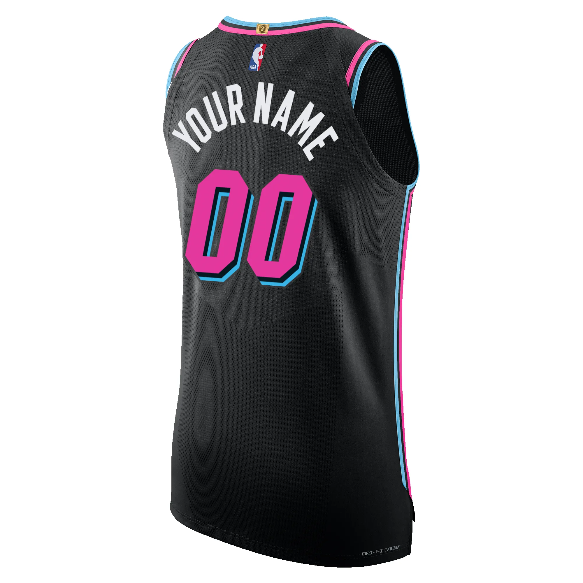 Personalized Nike Original Vice Nights Authentic Jersey sold by Miami Heat Store product image thumbnail 3