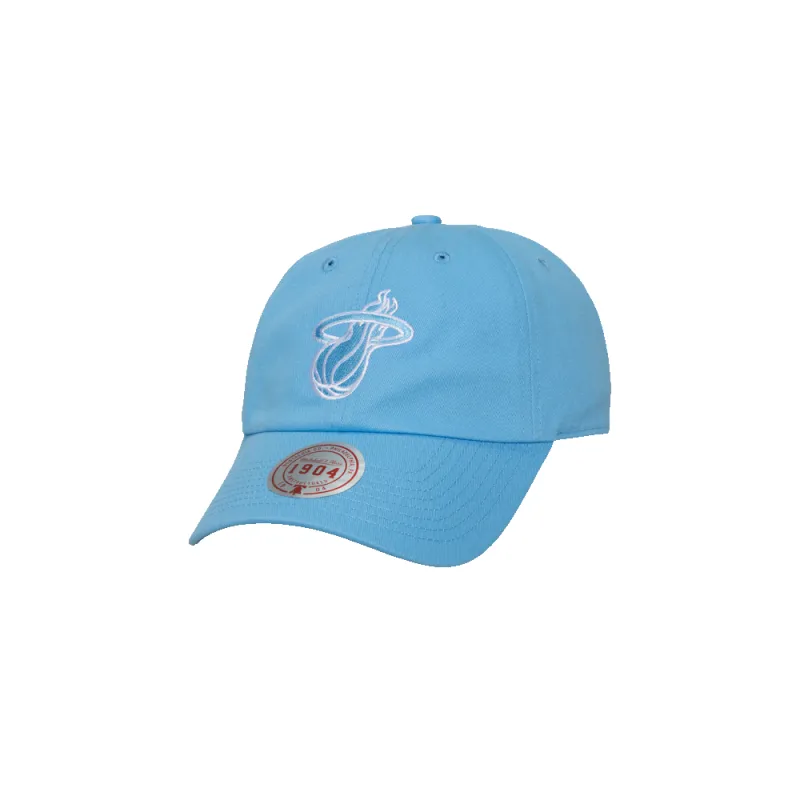 Mitchell & Ness Miami HEAT Blue Logo Adjustable Hat made by Mitchell & Ness
