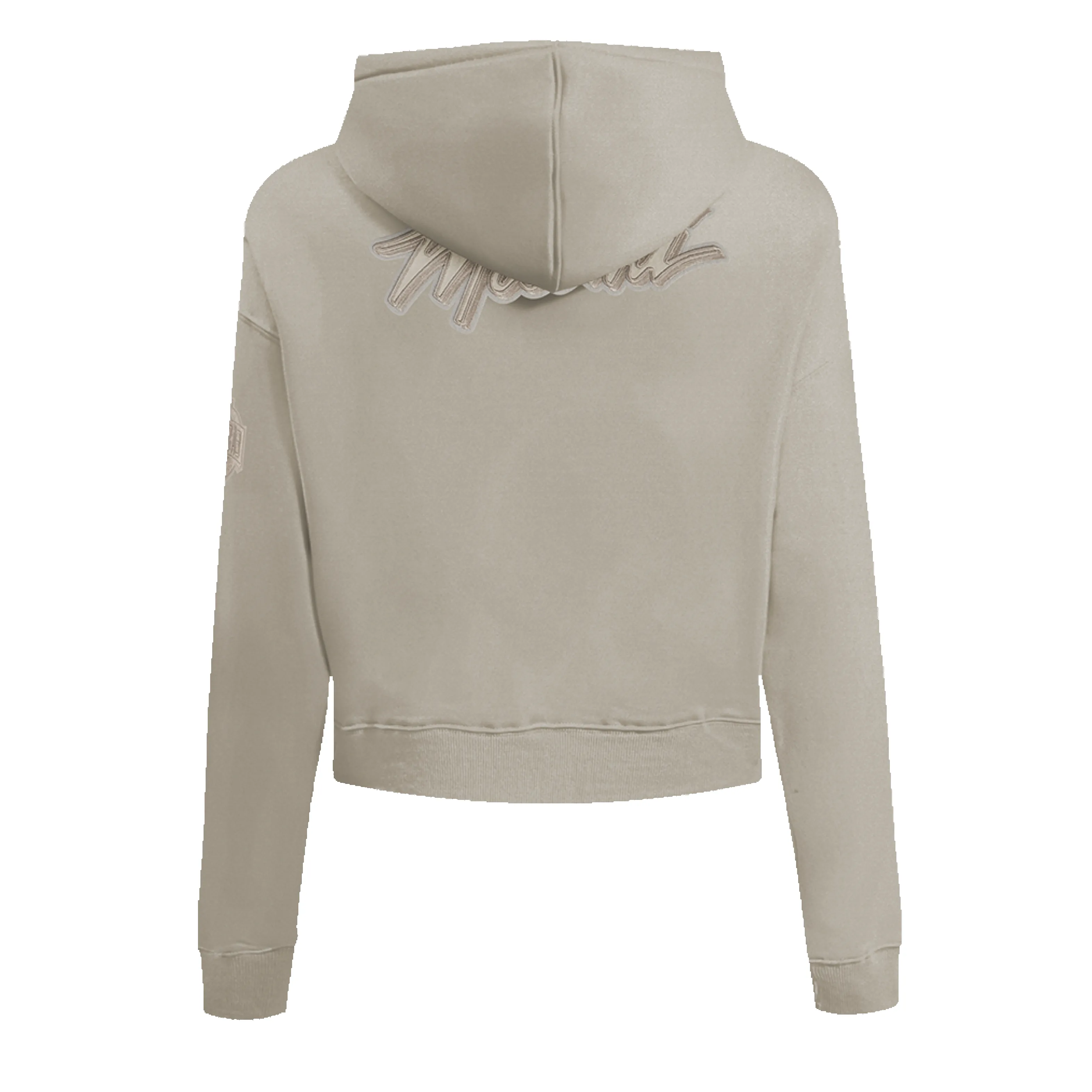 Pro Standard Miami HEAT Original Vice Nights Beige Women's Hoodie sold by Miami Heat Store product image thumbnail 2