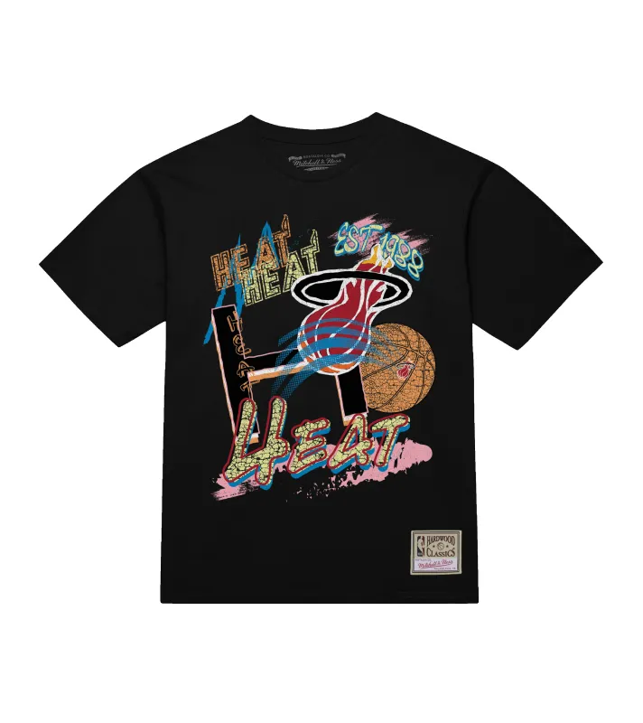 Mitchell & Ness Miami HEAT Mixed Up Tee made by Mitchell & Ness