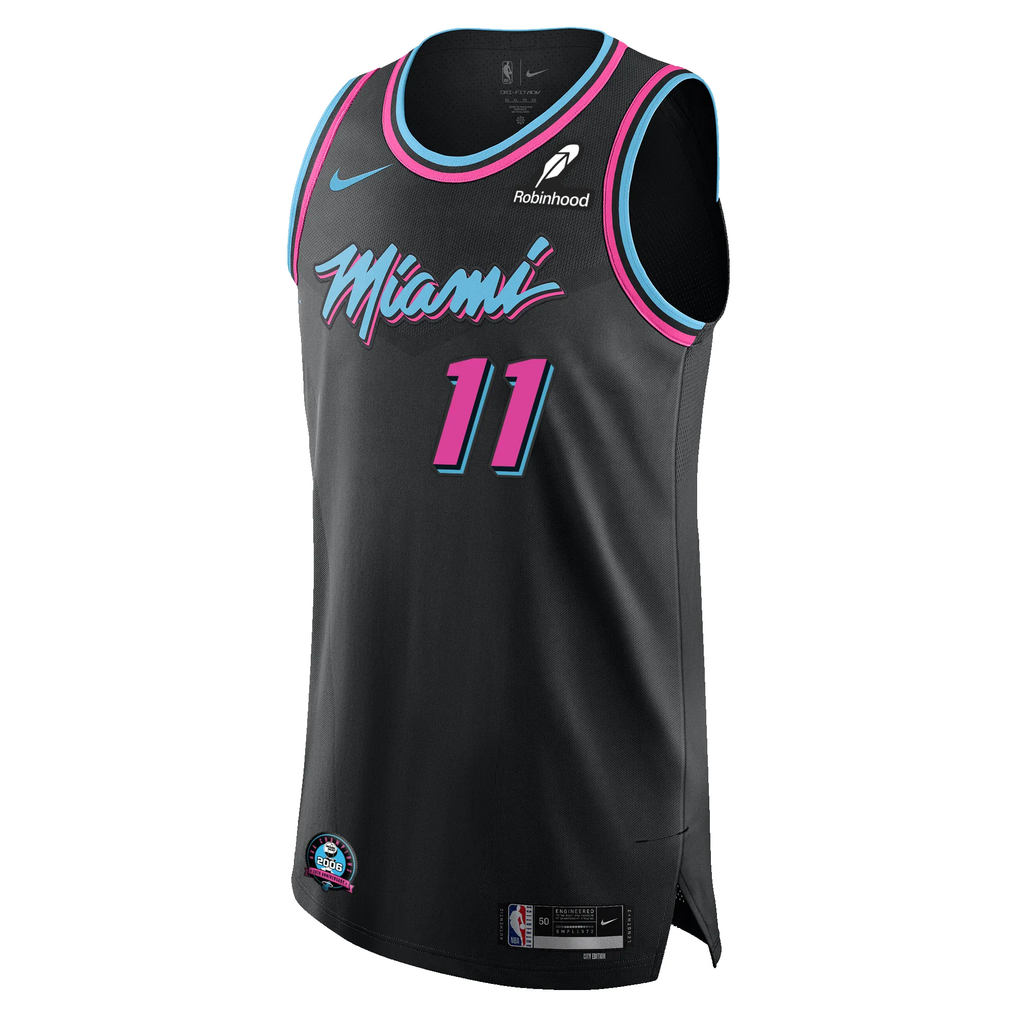 Jaime Jaquez Jr. Nike Original Vice Nights Authentic Jersey sold by Miami Heat Store