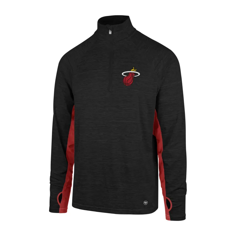 '47 Brand OMNI Forward 1/4 Zip Pullover Jacket sold by Miami Heat Store