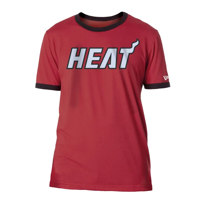 New ERA Miami HEAT Ringer Tee sold by Miami Heat Store