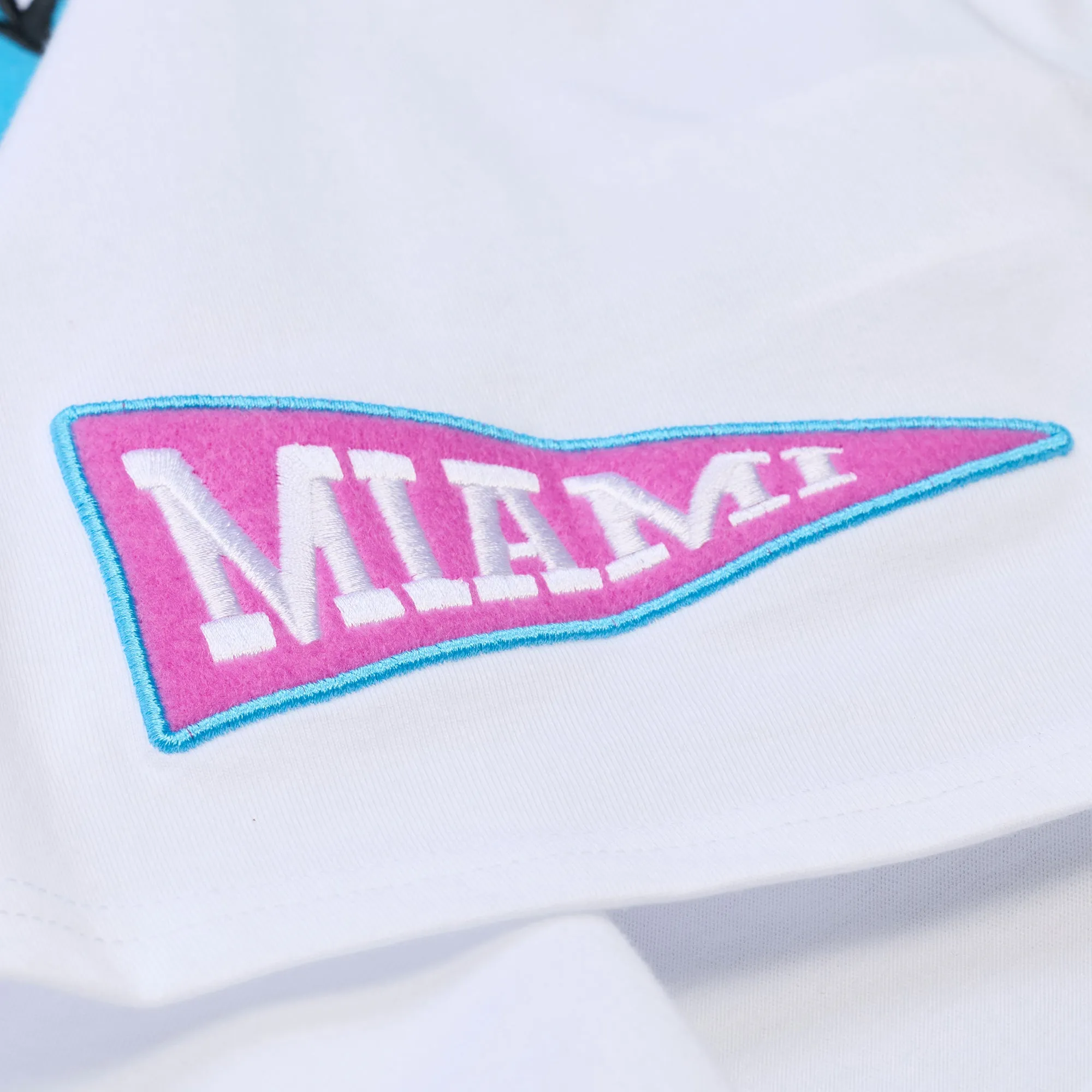 Mitchell & Ness Miami HEAT Original Vice Nights Women's Boxy Tee sold by Miami Heat Store product image thumbnail 5