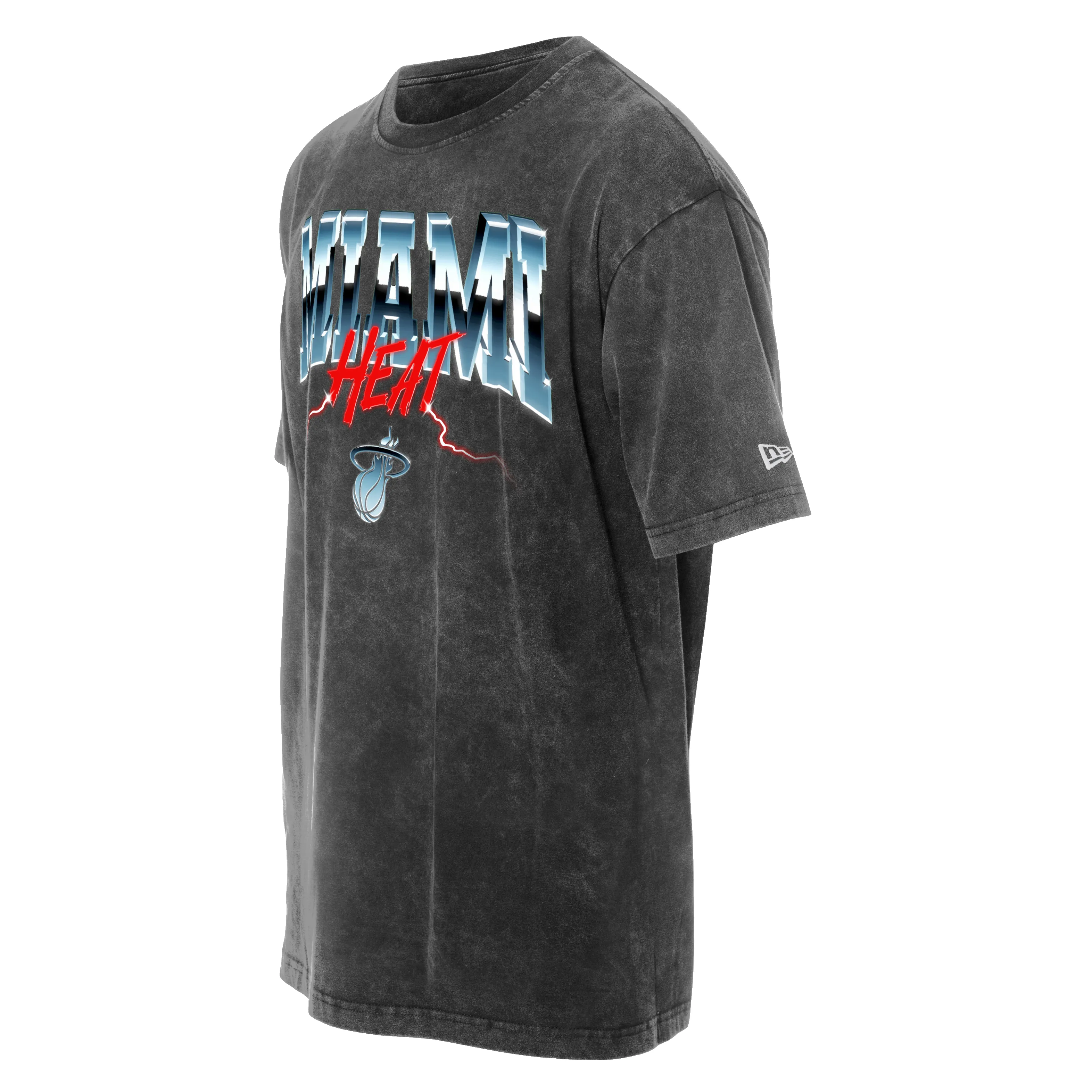 New Era Miami HEAT Original Vice Nights Vintage Tee sold by Miami Heat Store