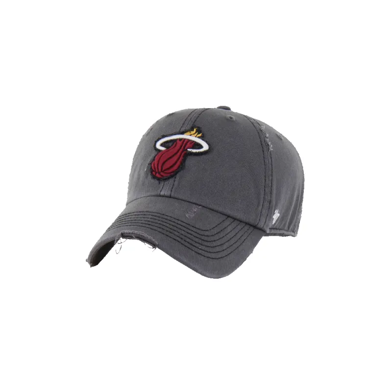 '47 Brand Miami HEAT Weathered Logo Cleanup Hat made by 47