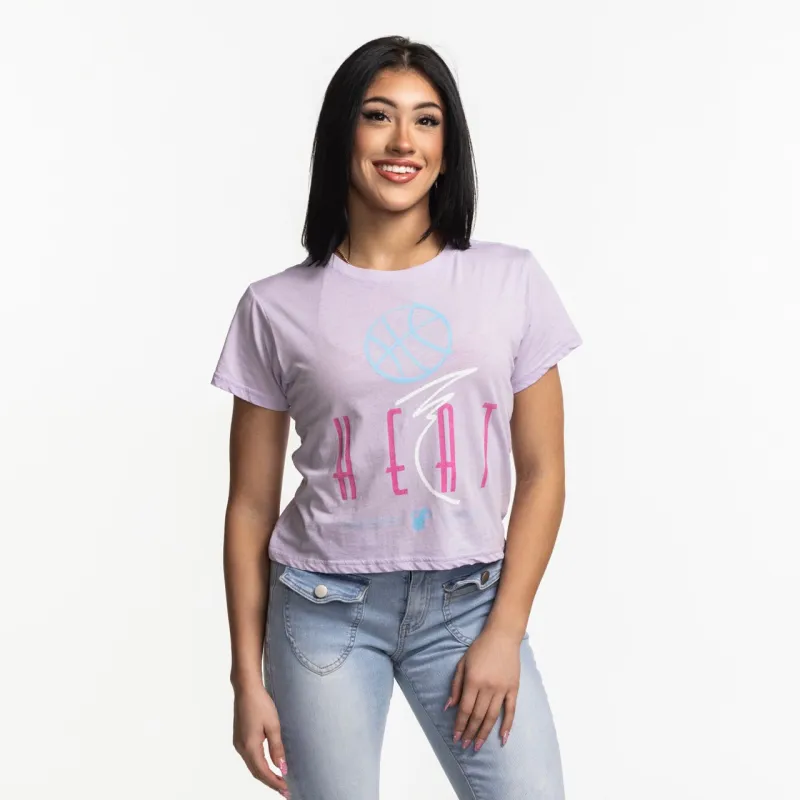 Court Culture Original Vice Nights "Deco" Women's Tee made by Miami Heat Store