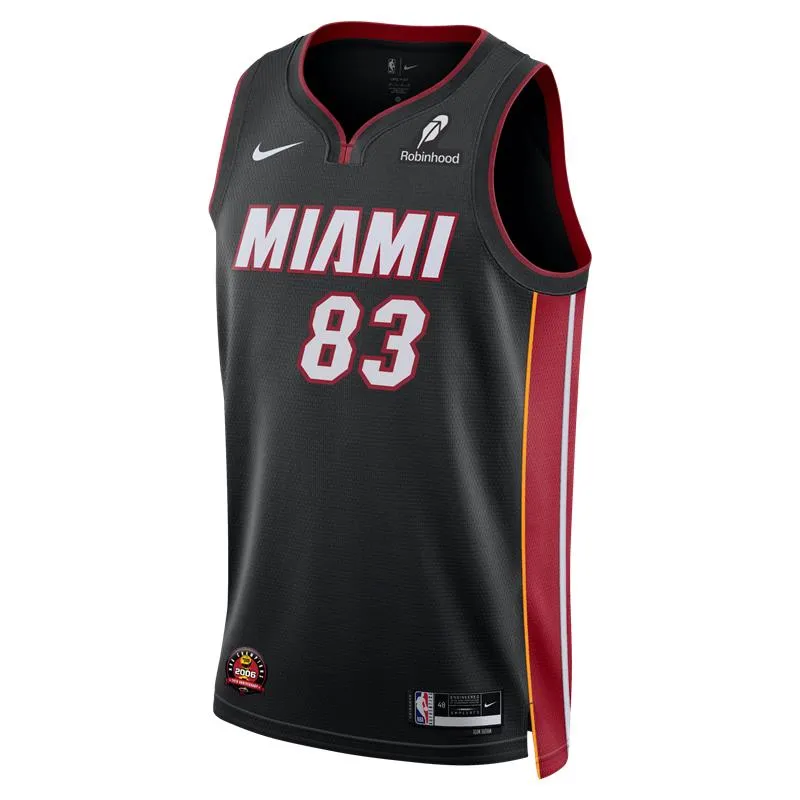 Bam Adebayo Nike Miami HEAT Icon Black “83-Point Game” Swingman Jersey sold by Miami Heat Store product image thumbnail 2