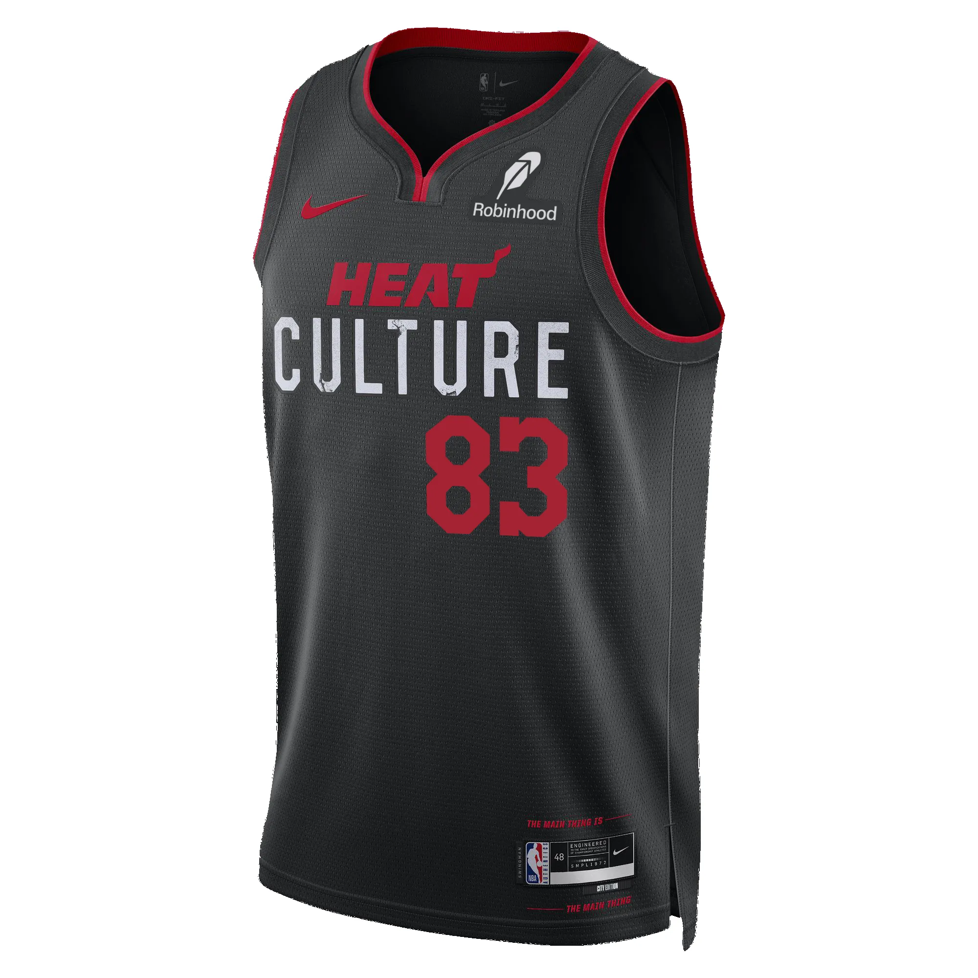 Bam Adebayo Nike HEAT Culture “83-Point Game” Swingman Jersey sold by Miami Heat Store product image thumbnail 2